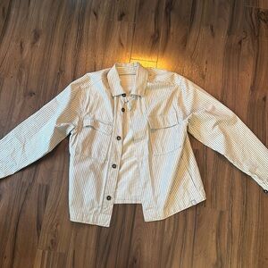 Cropped Everlane Unisex shirt jacket